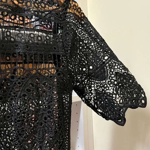 Brass & Roe Black Layered Dress, Size S. - Picture 4 of 6